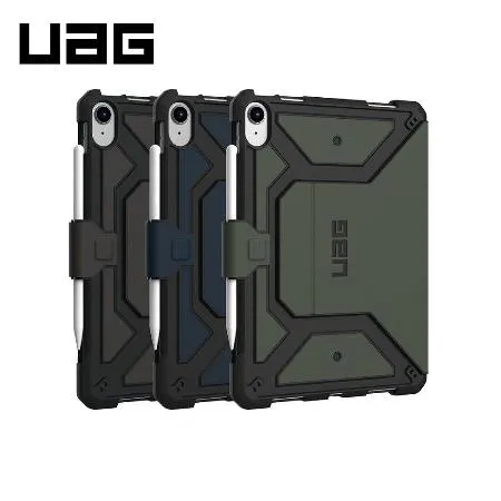 UAG 都會款 iPad 10.9吋(10th 2022) 側翻多角度軍規防摔都會款耐衝擊保護殼✿80D024